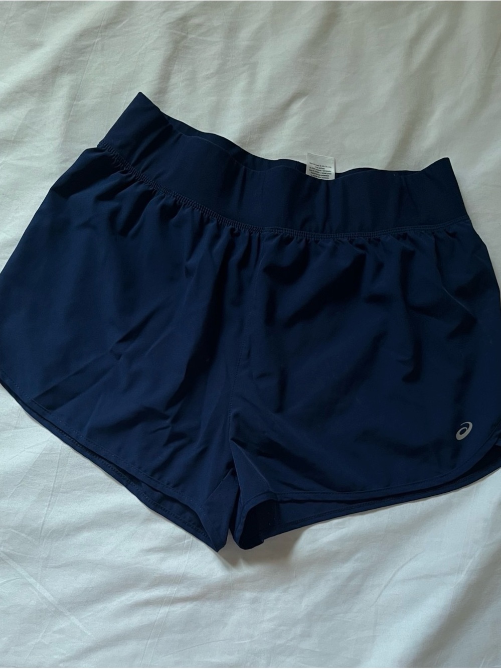 ASICS Navy Blue Women's Athletic Running Shorts